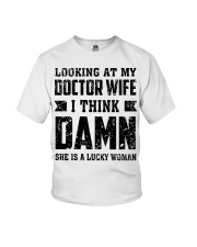 Looking At My Wife Doctor Husband Funny Youth T-Shirt tile