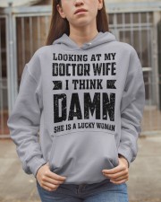 Looking At My Wife Doctor Husband Funny Hooded Sweatshirt apparel-hooded-sweatshirt-lifestyle-07