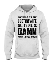 Looking At My Wife Doctor Husband Funny Hooded Sweatshirt tile