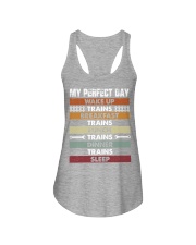 Perfect Day Trains Engineer Ladies Flowy Tank tile