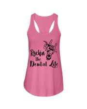 Rockin Dental Life Dentist Gift Ladies Flowy Tank tile