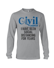 Civil Engineer Social Distancing Long Sleeve Tee tile