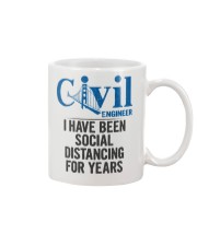 Civil Engineer Social Distancing Mug tile