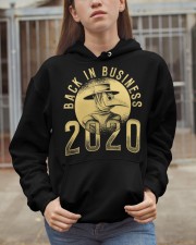 Back In Business 2020 Plague Doctor Hooded Sweatshirt apparel-hooded-sweatshirt-lifestyle-07