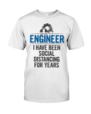 Engineer Social Distancing For Years In Pandemic Premium Fit Mens Tee tile