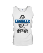 Engineer Social Distancing For Years In Pandemic Unisex Tank tile