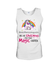 Anesthesiologists Are Like Unicorns Magic Gift Unisex Tank tile