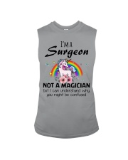 I'm A Surgeon Not A Magician Surgery Unicorn Gift Sleeveless Tee tile
