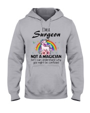 I'm A Surgeon Not A Magician Surgery Unicorn Gift Hooded Sweatshirt tile