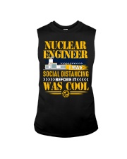 Cool Nuclear Engineer Social Distancing Sleeveless Tee tile