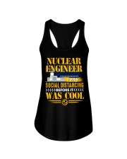 Cool Nuclear Engineer Social Distancing Ladies Flowy Tank tile