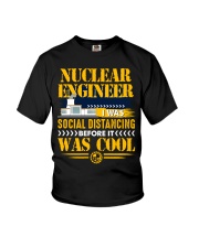 Cool Nuclear Engineer Social Distancing Youth T-Shirt tile