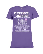 Electrical Engineer Define Magician Premium Fit Ladies Tee tile