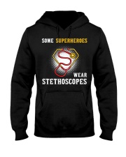 Superheroes Wear Stethoscopes Doctor Nurse Hooded Sweatshirt front