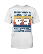 Sleep With Dentist Smile Funny Gift For Dentist Premium Fit Mens Tee tile