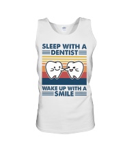 Sleep With Dentist Smile Funny Gift For Dentist Unisex Tank tile