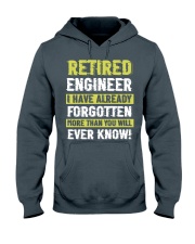 Retired Engineer Forgotten More Than You Know Hooded Sweatshirt tile
