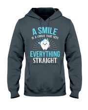 A Smile Everything Straight Dentist Hooded Sweatshirt tile