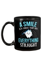 A Smile Everything Straight Dentist Mug back