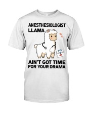 Anesthesiologist Llama Hardworking Gift Classic T-Shirt tile