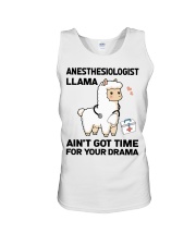 Anesthesiologist Llama Hardworking Gift Unisex Tank tile