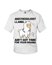 Anesthesiologist Llama Hardworking Gift Youth T-Shirt tile