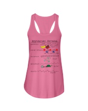 Respiratory Patterns Heartbeat Funny Ladies Flowy Tank tile