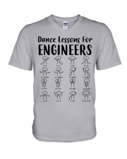 Dance Lessons For Engineers V-Neck T-Shirt tile