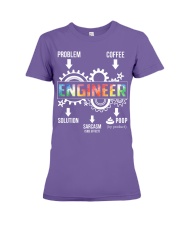 Coffee Problem Engineer Premium Fit Ladies Tee tile