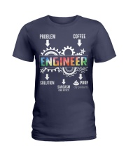Coffee Problem Engineer Ladies T-Shirt tile