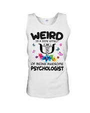Weird Is A Side Effect Of Being Psychologist Unisex Tank thumbnail
