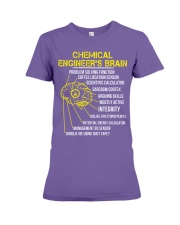 Chemical Engineers Brain Premium Fit Ladies Tee tile