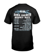 Audio Engineer Hourly Rate Premium Fit Mens Tee thumbnail