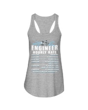 Engineer Hourly Rate Engineering Working Funny Ladies Flowy Tank tile