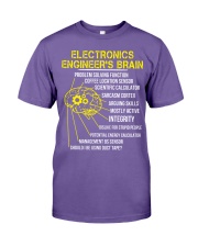 Electronics Engineer's Brain Smart Thinking Funny Premium Fit Mens Tee tile