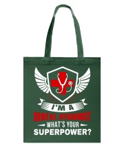 Whats Your Superpower Dental Hygienist Tote Bag tile