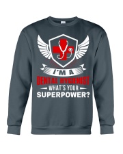 Whats Your Superpower Dental Hygienist Crewneck Sweatshirt tile