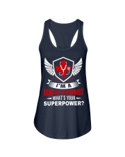 Whats Your Superpower Dental Hygienist Ladies Flowy Tank tile