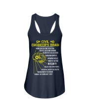 Civil Engineer's Brain Ladies Flowy Tank tile
