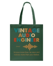 Vintage Audio Engineer Knows More Than He Says Tote Bag thumbnail