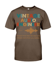 Vintage Audio Engineer Knows More Than He Says Classic T-Shirt thumbnail