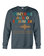 Vintage Audio Engineer Knows More Than He Says Crewneck Sweatshirt thumbnail