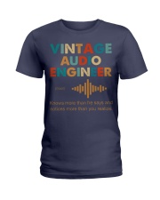 Vintage Audio Engineer Knows More Than He Says Ladies T-Shirt thumbnail