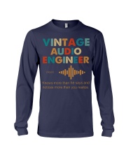 Vintage Audio Engineer Knows More Than He Says Long Sleeve Tee thumbnail