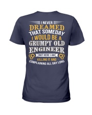 Grumpy Old Engineer Complaining All Day Long Ladies T-Shirt tile