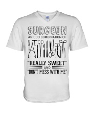 Surgeon An Odd Combination Of Really Sweet V-Neck T-Shirt thumbnail