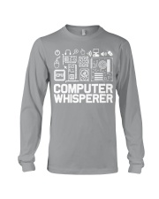 Computer Whisperer IT Tech Support Long Sleeve Tee tile