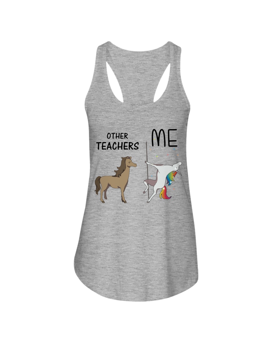 Other Teachers Me Unicorn Dance Ladies Flowy Tank
