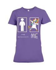Other Anesthesiologists Me Unicorn Dabbing Premium Fit Ladies Tee tile