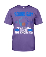 Sound Guy Yes I Know What All The Knobs Do Premium Fit Mens Tee thumbnail
